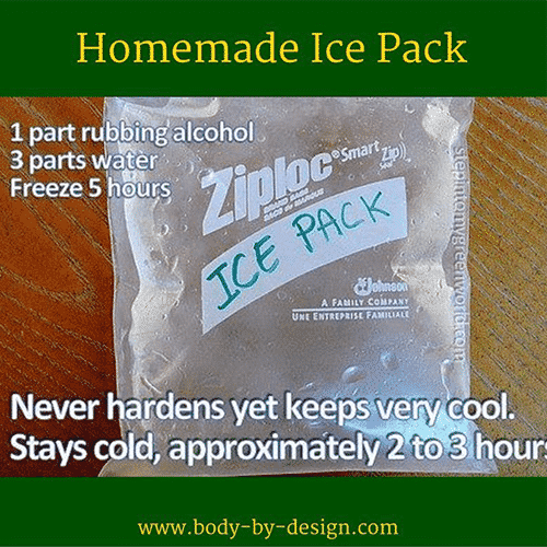 alcohol ice pack