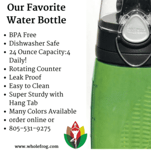 wellness coach water bottle